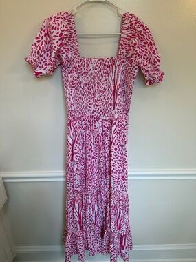 Sheridan French Amelia dress in “Pink Trees”